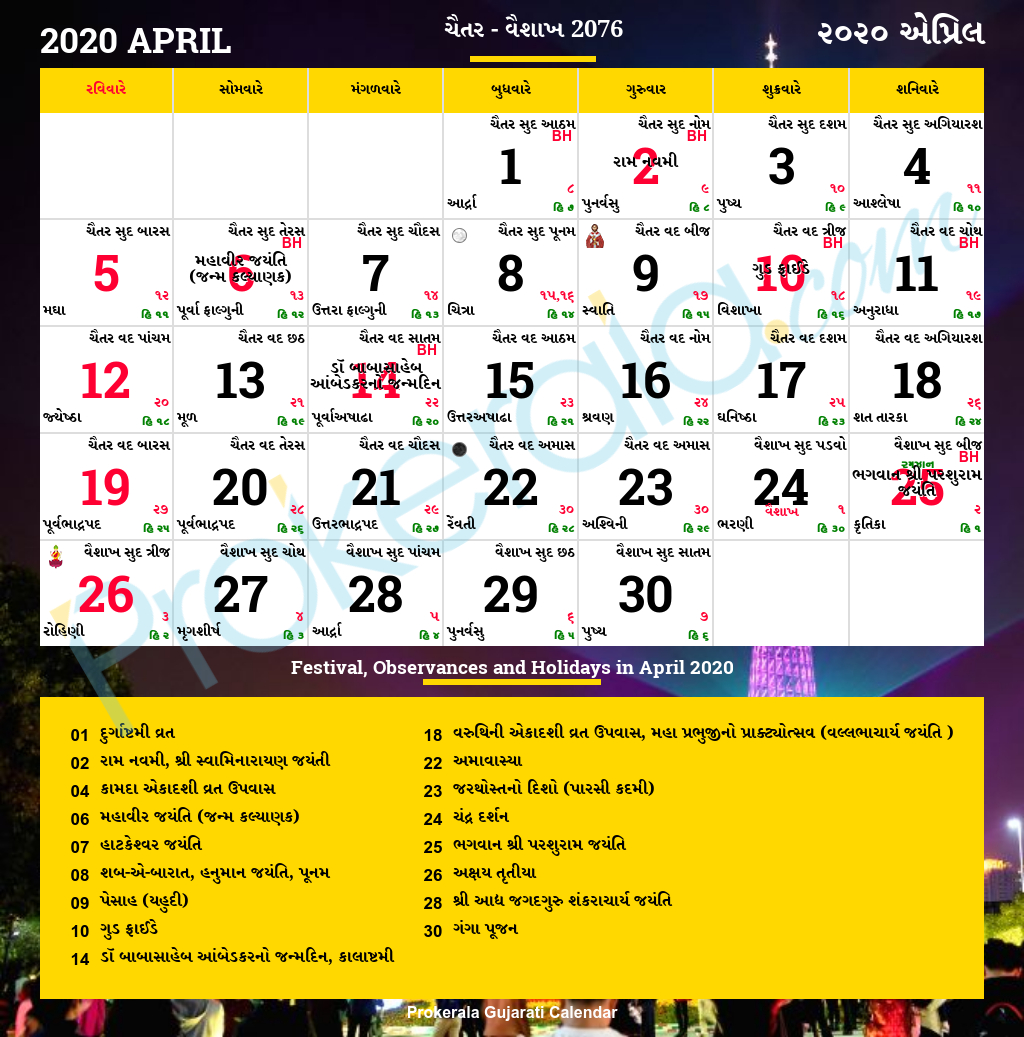 April 2021 Hindu Calendar | Printable Calendars 2021 November 2021 Calendar Gujarati