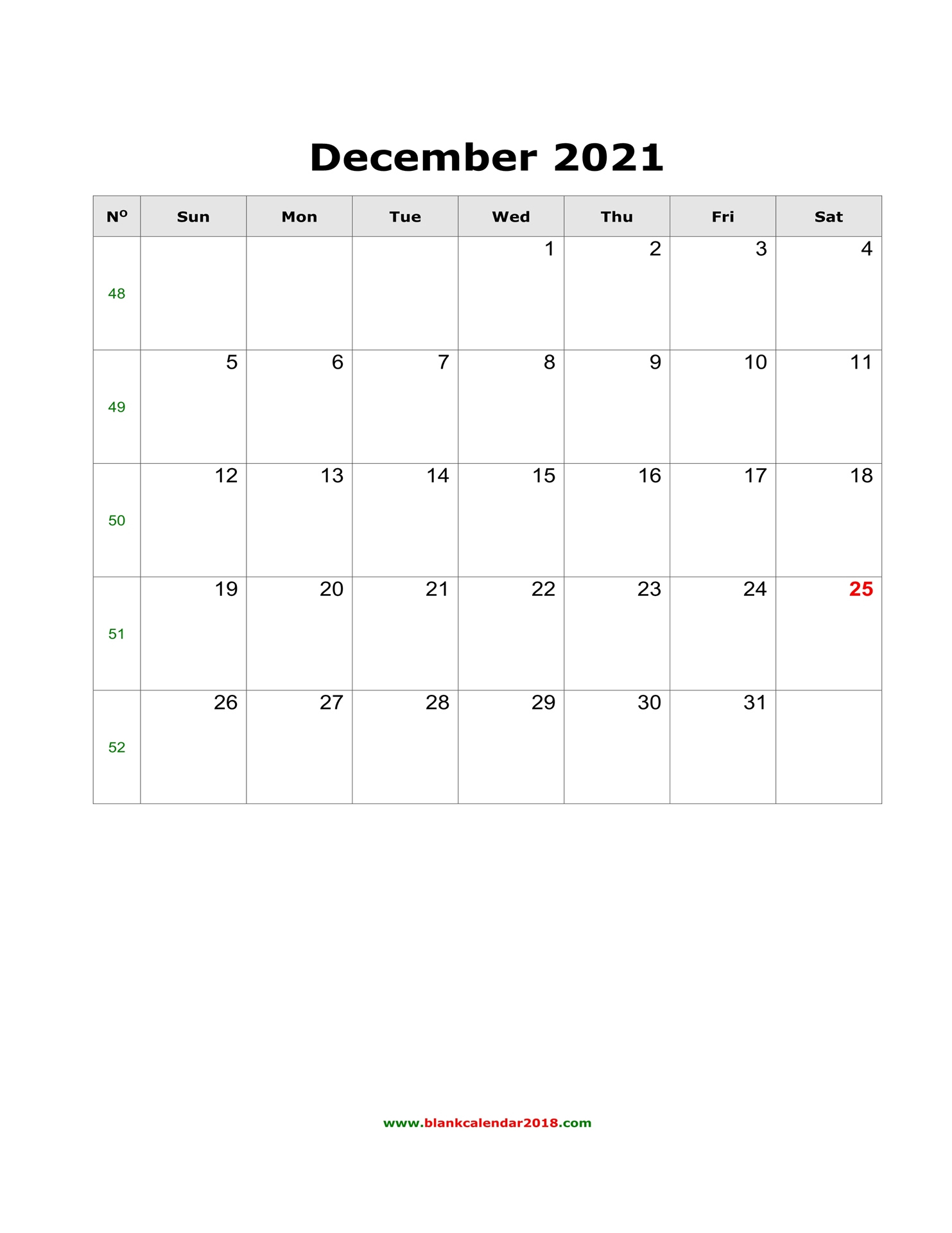 Blank Calendar For December 2021 December 2020 To Feb 2021 Calendar