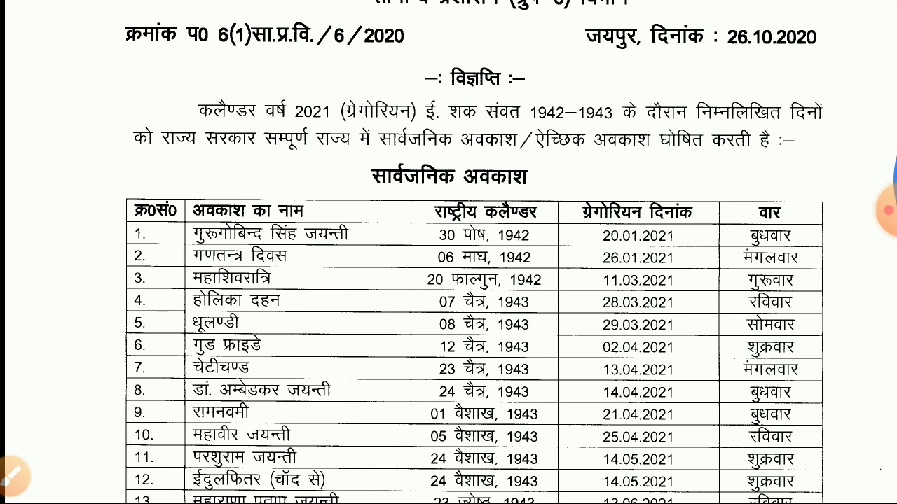 Calendar 2021 Rajasthan Government - Calendarso Rajasthan Calendar December 2021