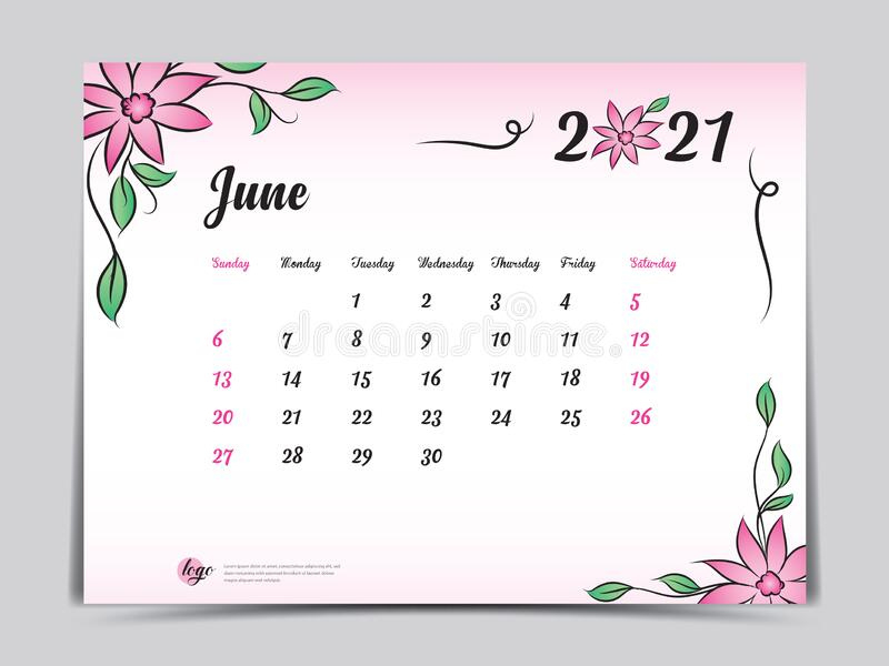 Calendar 2021 Template Pink Flower Concept Creative Design December 2021 Calendar Wiki