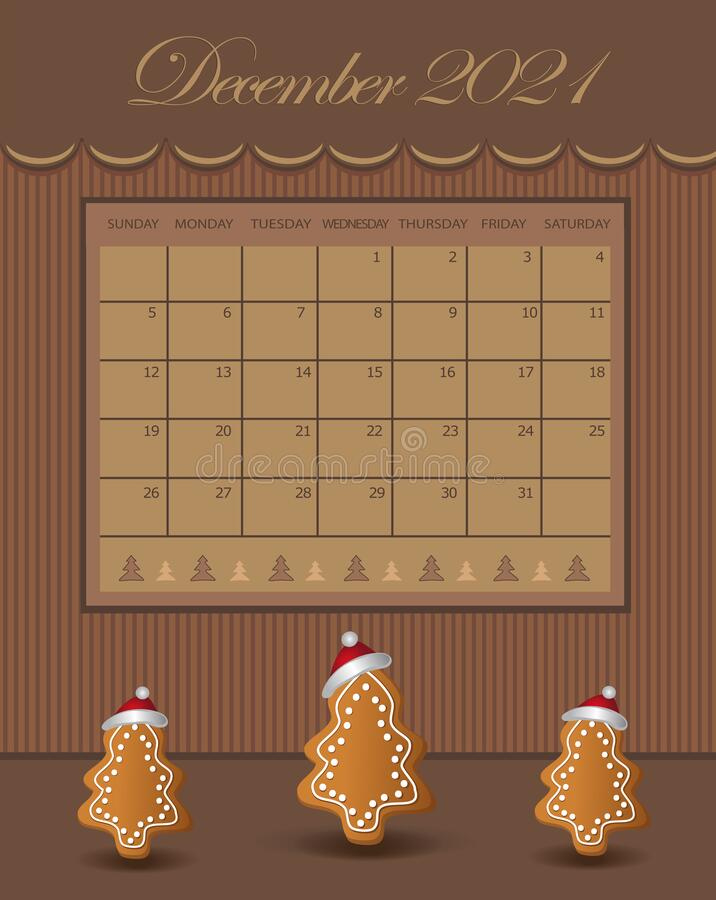 Calendar December Christmas For The Year 2021, Trees With December 2021 Calendar Wallpaper