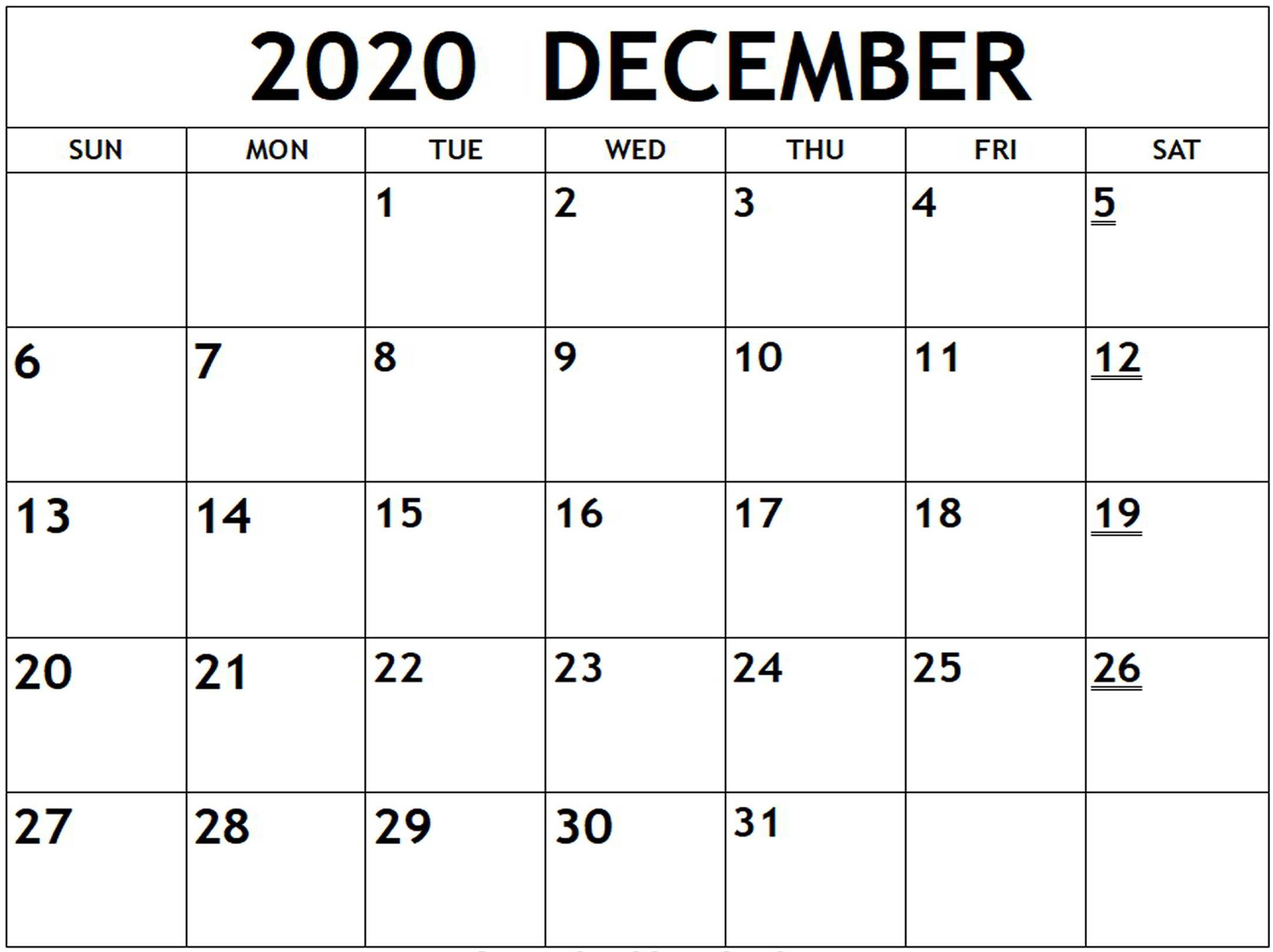 December 2020 Printable Calendar With Holidays - 2019 Calendars For Students Education December December 2020 To Feb 2021 Calendar