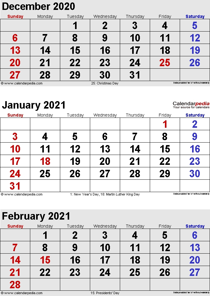 December 2021 February Calendar 2020 | Calvert Giving January - December 2021 Calendar Printable