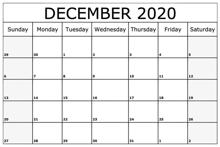 December Calendar 2020 In 2020 | Editable Calendar December 2021 Calendar Printable Wiki