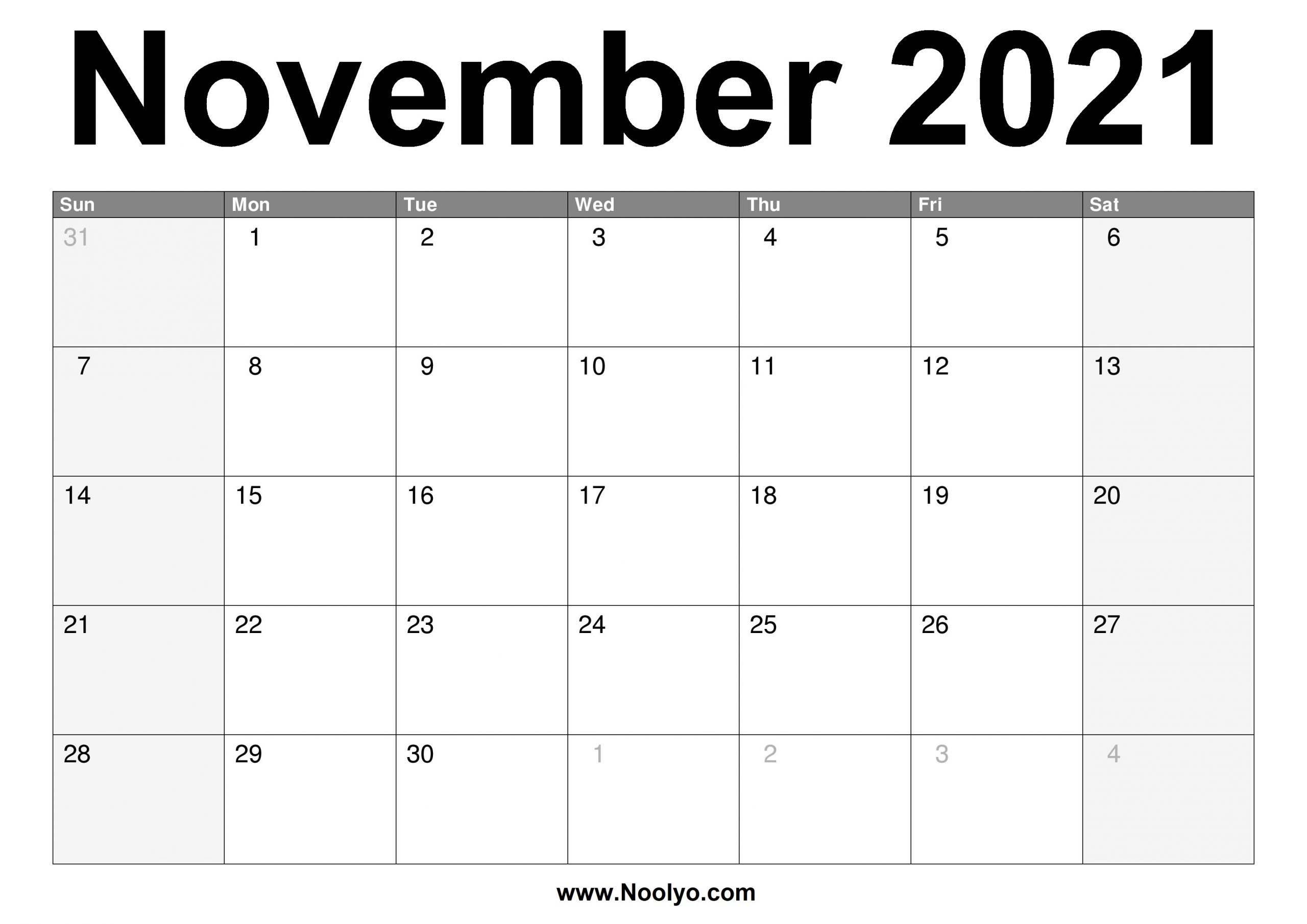 Download November 2021 Calendar Jpg | Lunar Calendar November 2021 Calendar Xl