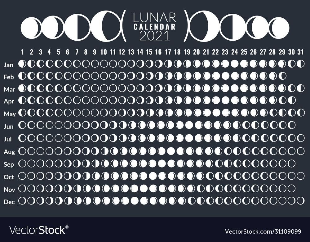 Free Printable 2021 Lunar Calendar / 2021 Calendar For The November 2021 Lunar Calendar