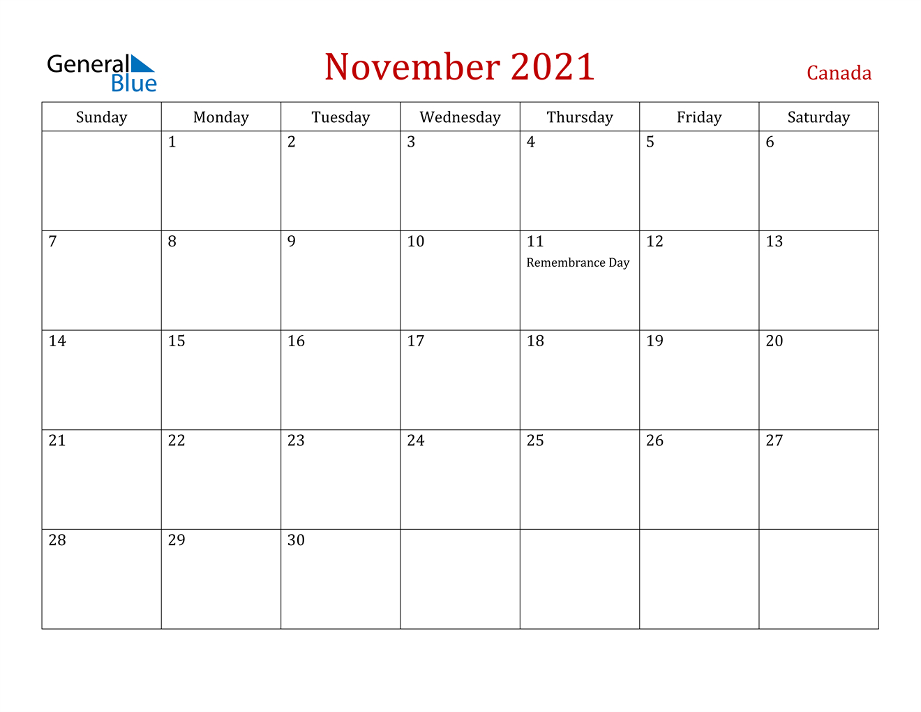 November 2021 Calendar - Canada December 2021 Calendar Printable Wiki