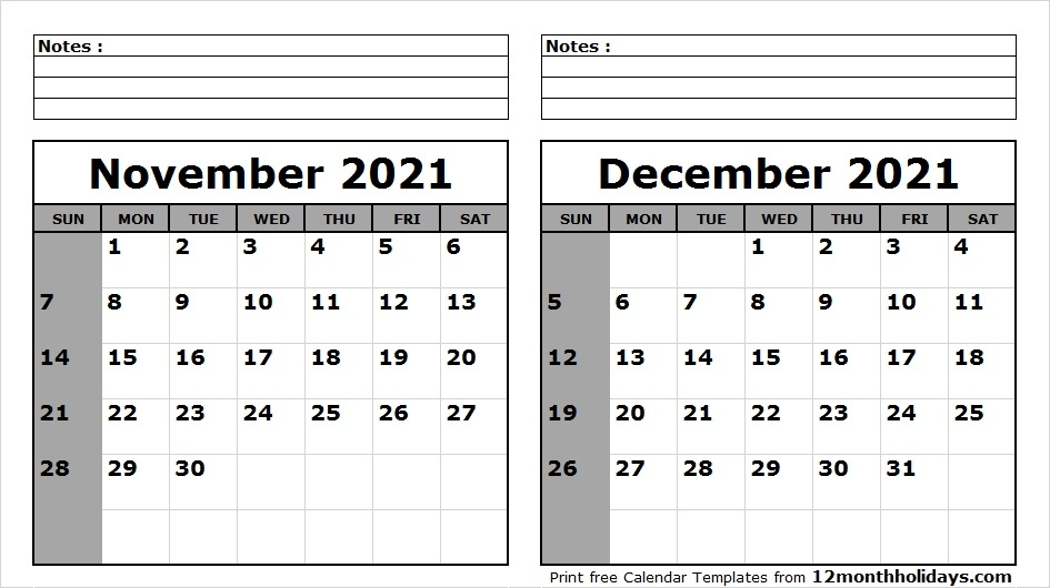 November December 2021 Calendar | Calvert Giving November December 2020 January 2021 Calendar Printable