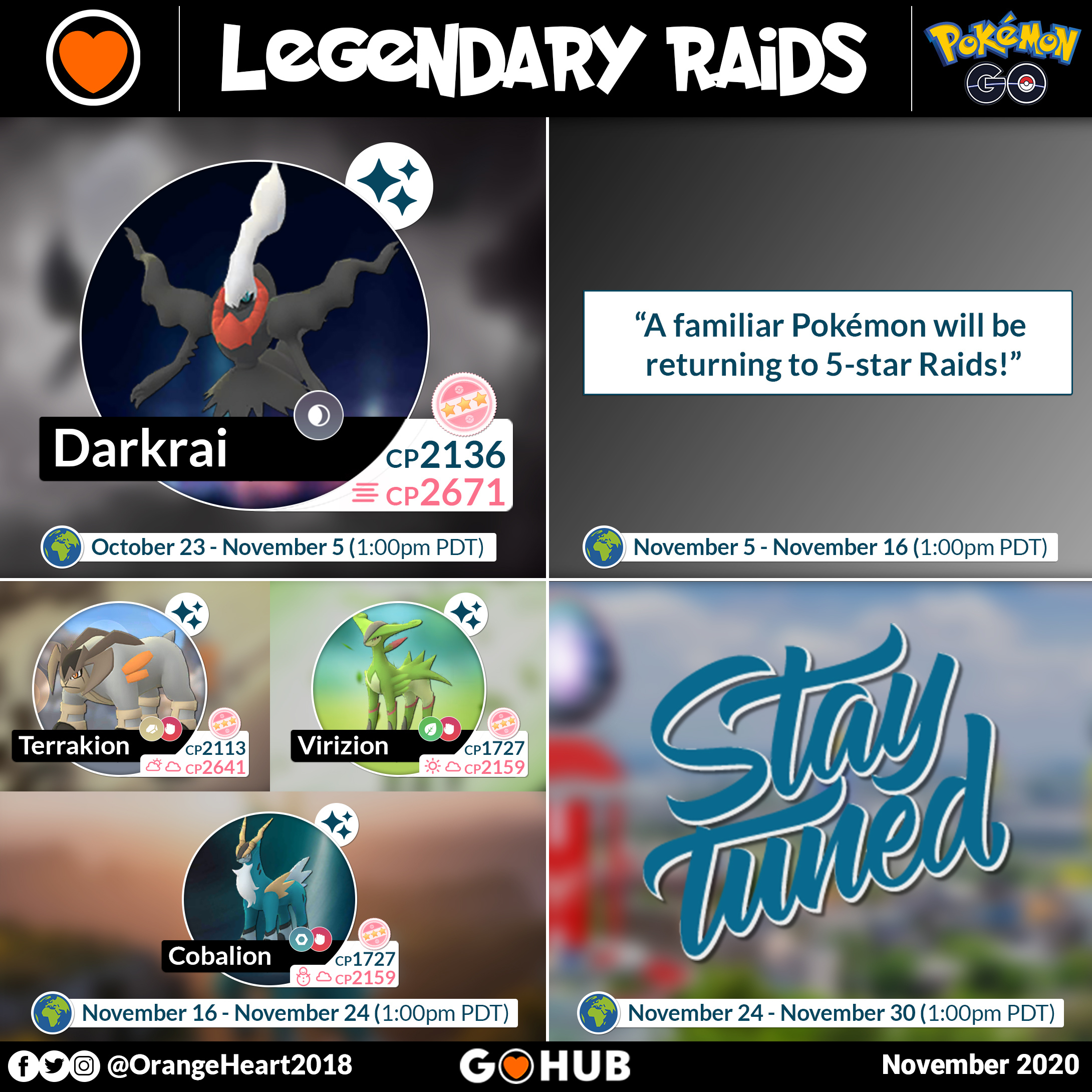 November Events In Pokémon Go (2020) | Pokémon Go Hub November 2020 Events