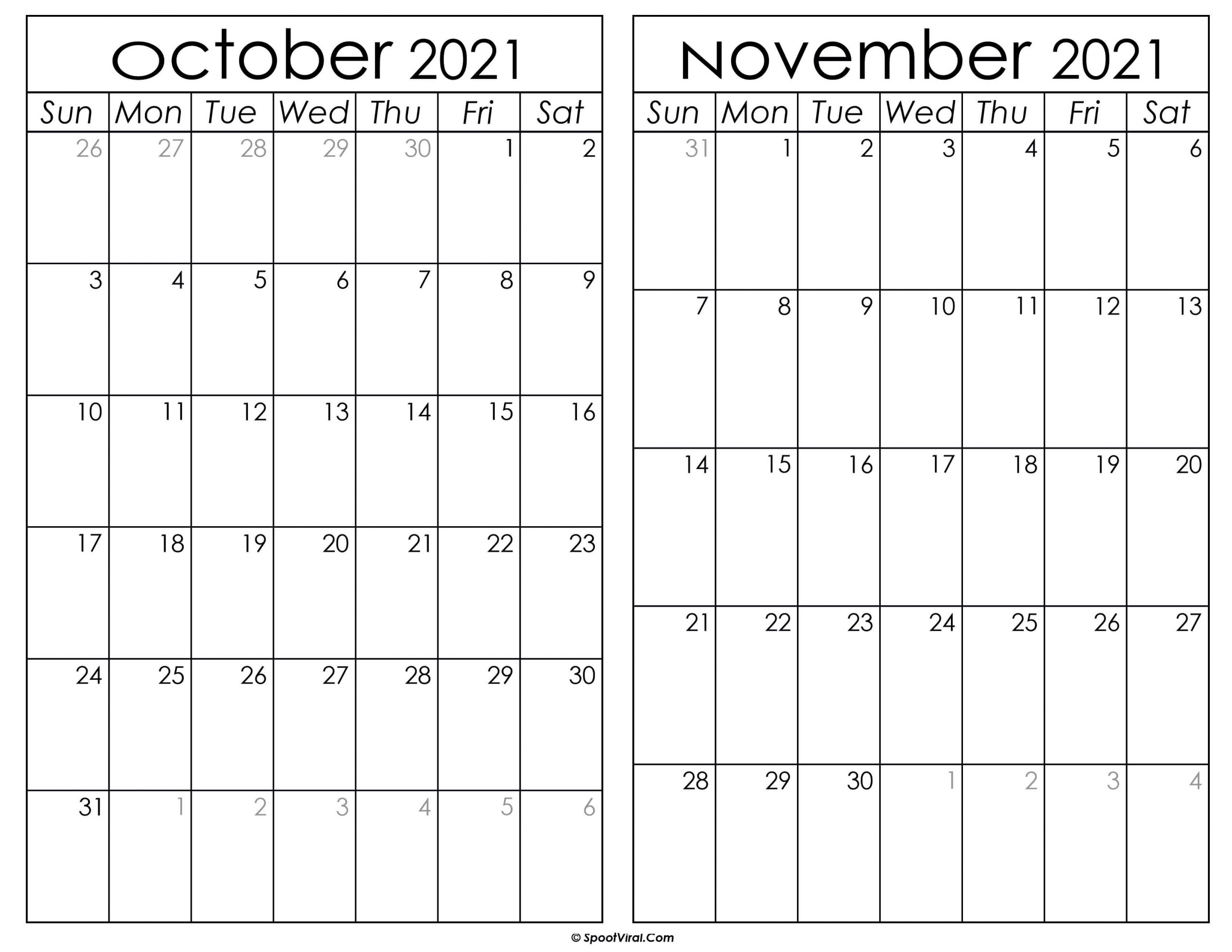 October November 2021 Calendar Templates - Latest Calendar November 2021 Urdu Calendar