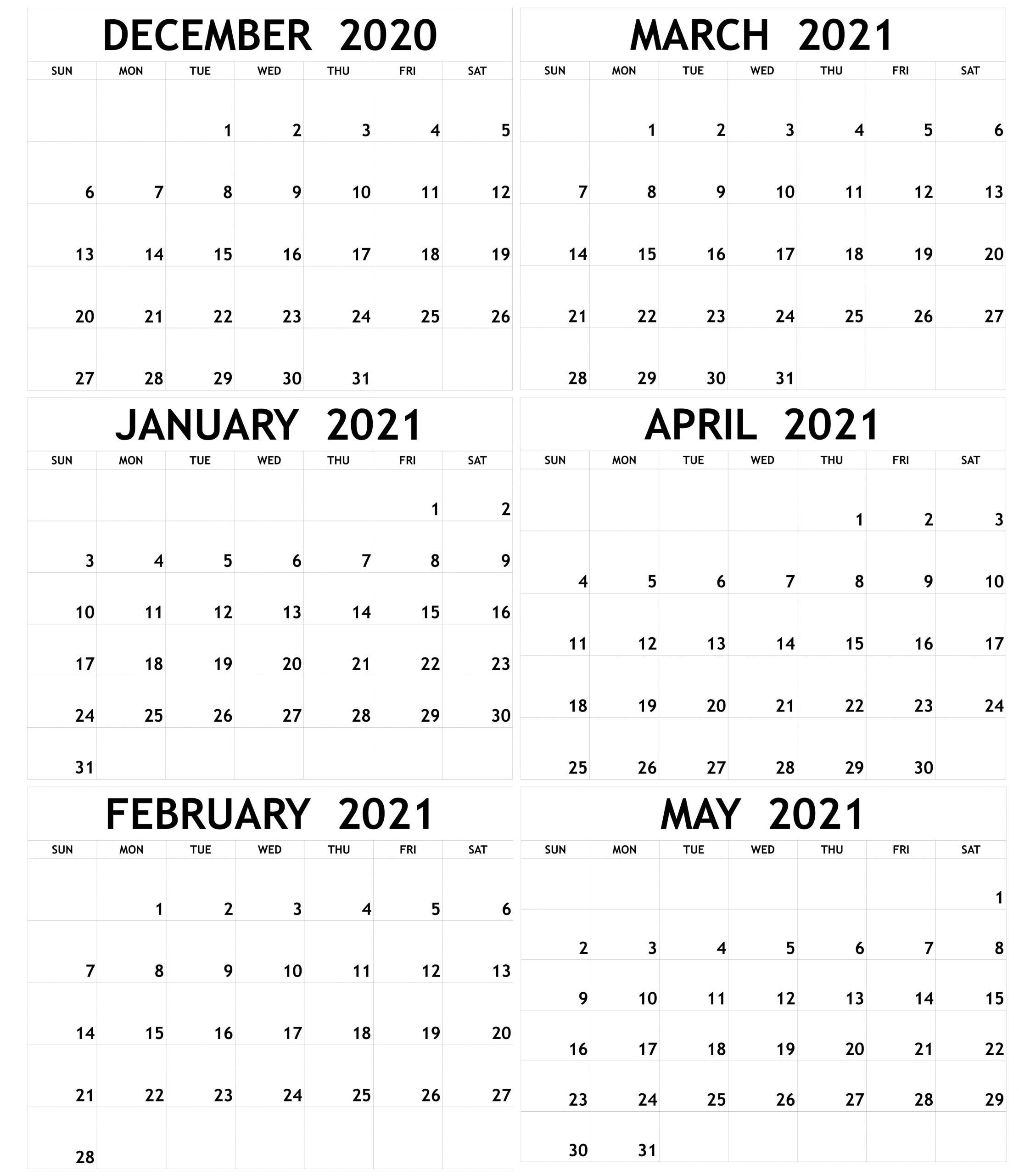 Printable December 2020 January 2021 Calendar Word Excel Calendar For December 2020 And January 2021