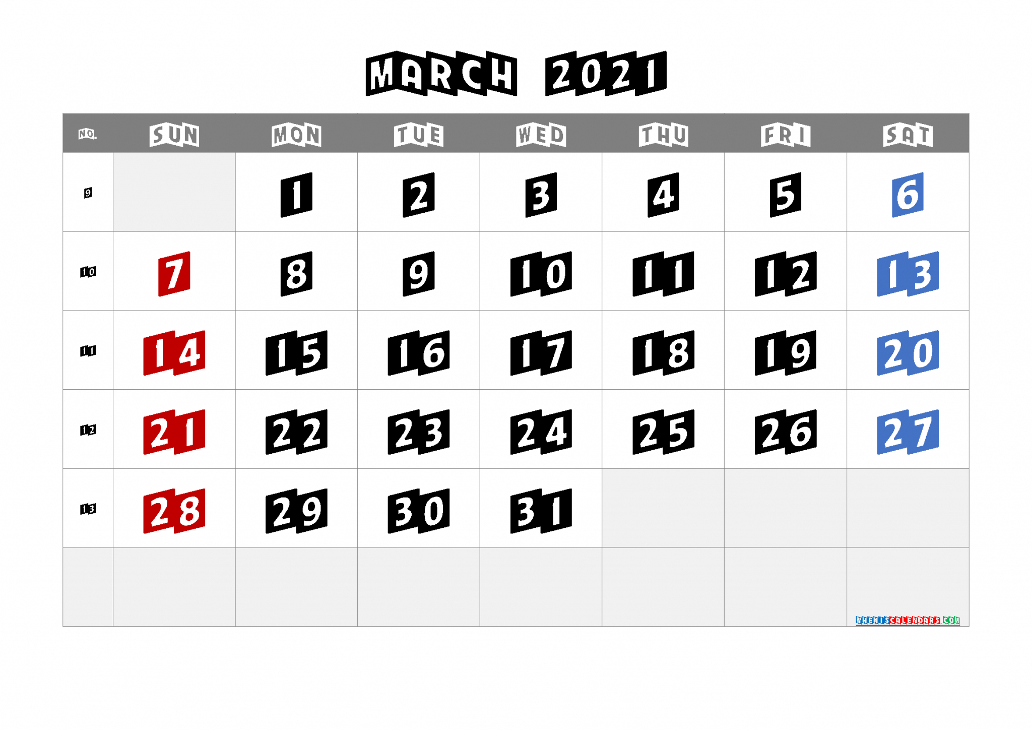 Printable March 2021 Calendar Free Wiki Calendar December 2021
