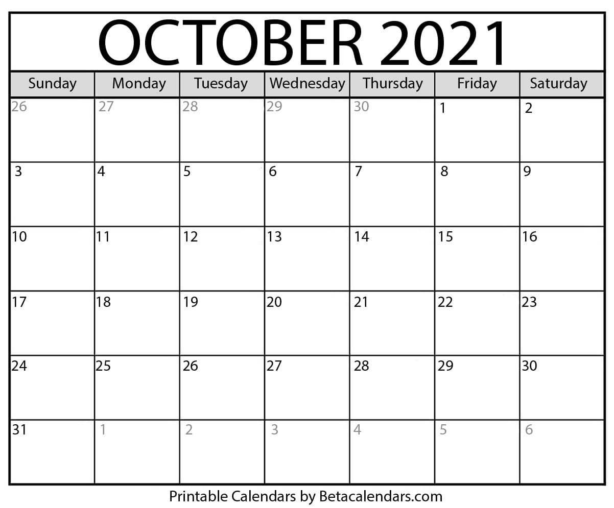 Printable October 2021 Calendar | Apache Openoffice Templates Show December 2021 Calendar