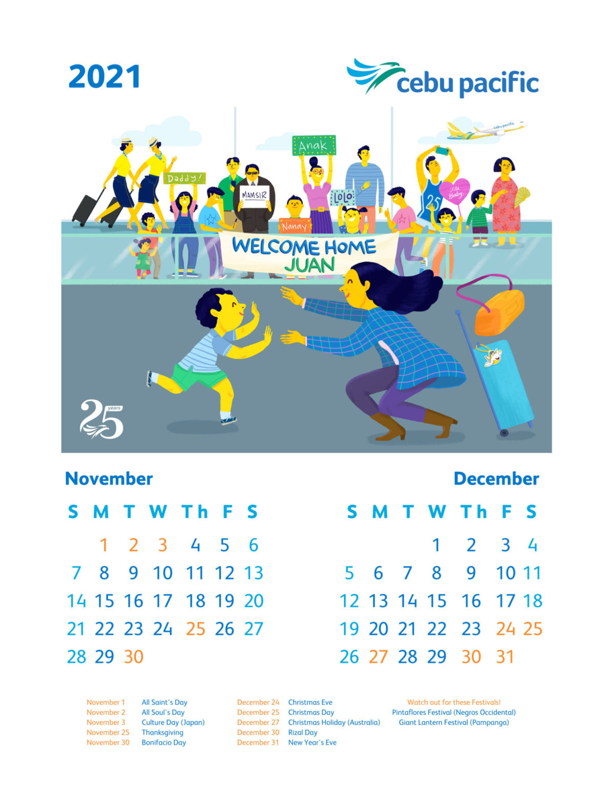 Public Holidays In The Philippines For 2021 November 2021 Calendar Philippines