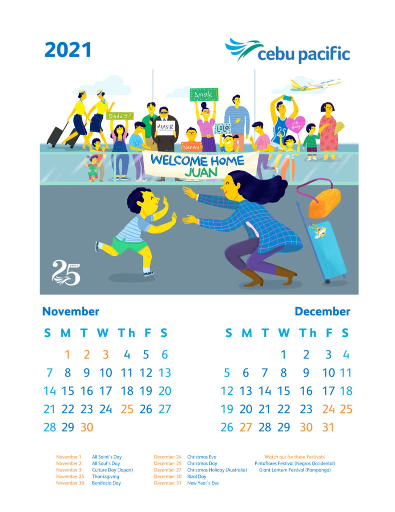 Public Holidays In The Philippines For 2021 November 2021 Calendar With Holidays Philippines