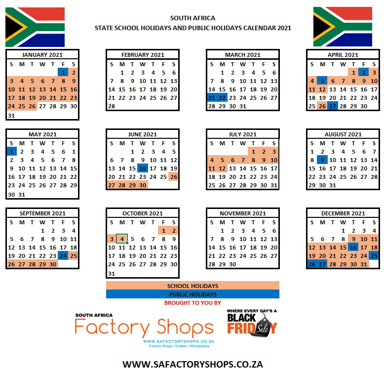 State And Private Schools Holidays Terms Calendar South December 2020 January 2021 Calendar South Africa