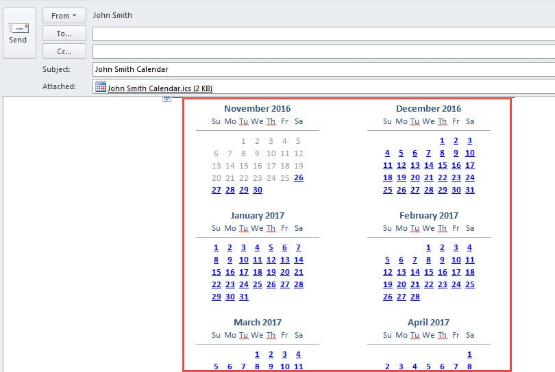 2 Means To View Multiple Calendar Months At The Same Time 6 Month Calendar View