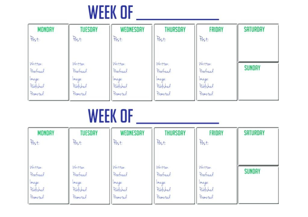 2 Week Printable Calendar :-Free Calendar Template Free Printable 2 Week Calendar
