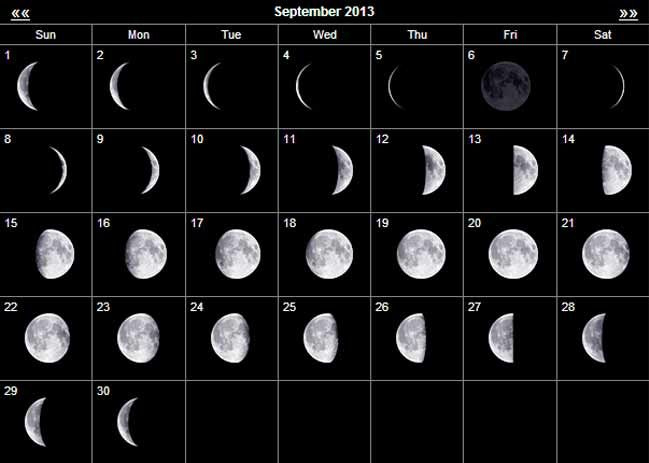 20+ Moon Phases September 2019 - Free Download Printable Printable F1 Schedul 20