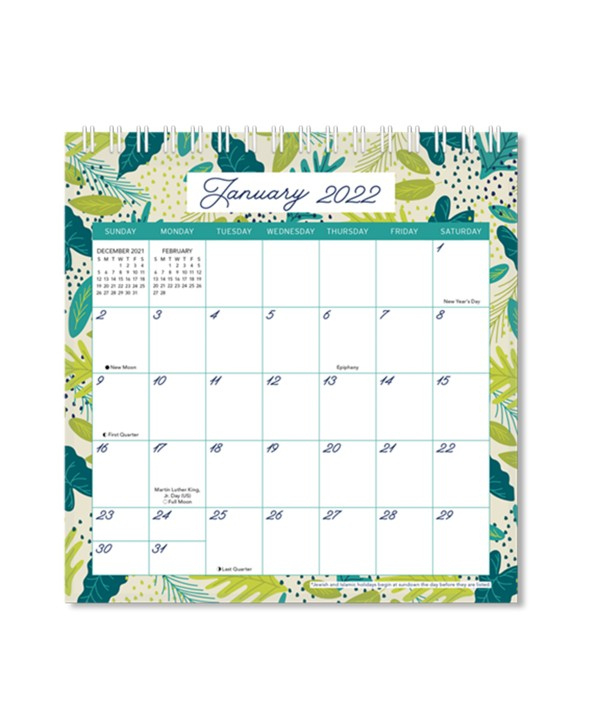 2022 12-Month Desk Top Calendar - Desk Calendar - Calendars Free Printable Desk Calendar