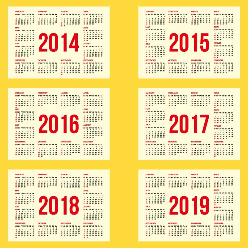 5 Year Calendar Printable - Calendar Template 2021 5 Year Planner Calendar