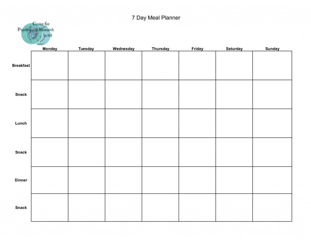 7 Day Weekly Calendar | Calendar Printables Free Templates Aa 7Day Wkly Calendar