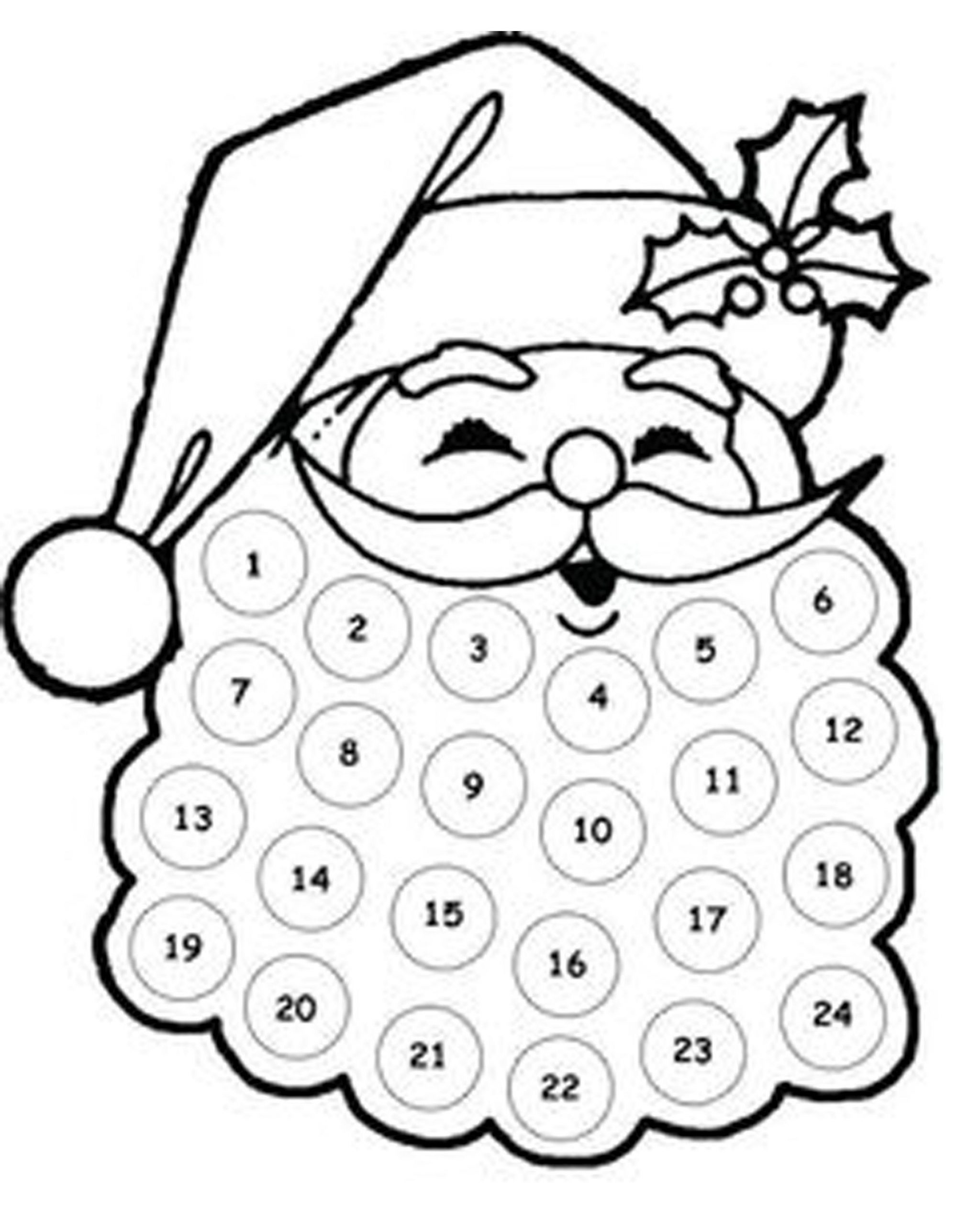 8X10 Template | Christmas Countdown, Preschool Christmas 14 Day Countdown Templates