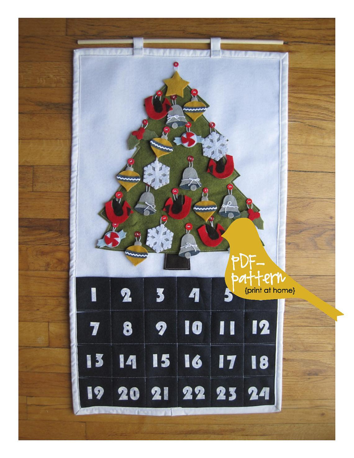 Advent Calendar Sewing Patterns For Advent Calendars Do.you.count Up Or Down