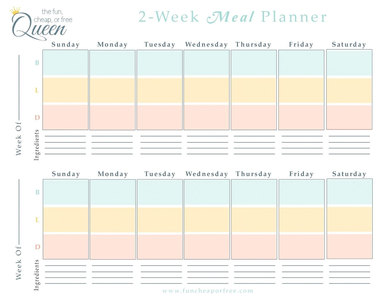 August 2019 - Page 9 - Template Calendar Design Two Week Calendar Template