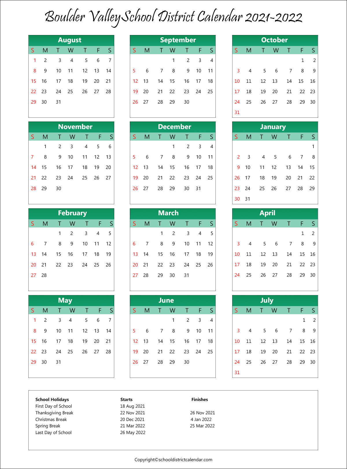 Bvsd 2022 Calendar | December 2022 Calendar Spanish Calender December 2022