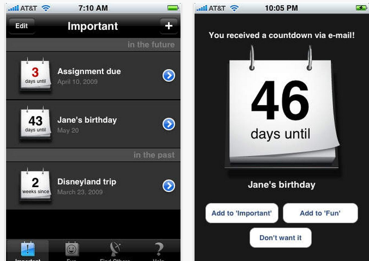 Calendar Countdown App Iphone | Calendar, Countdown Countdown Clock Date On Iphone