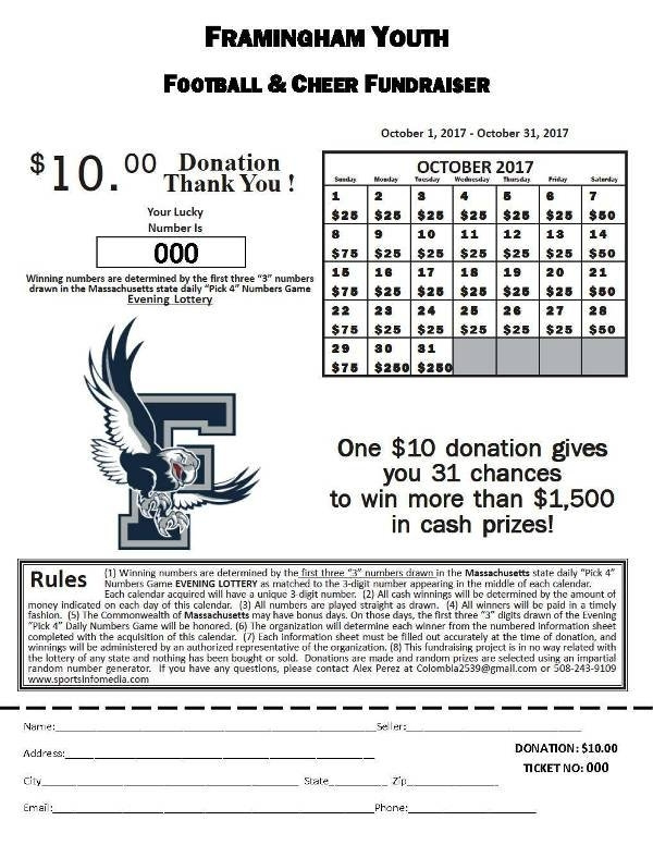 Calendar Fundraising Kit Throughout Lottery Fundraiser Calendar Lottery Fundraiser For Sale