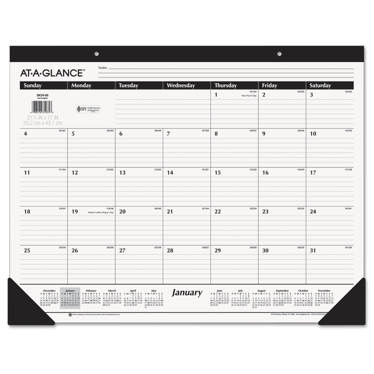 Calendar Month At A Glance | Desk Calendars, Calendar Month At A Glance Calendar