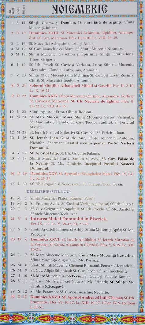 Calendar Stil Vechi 2021 - Calendar Ortodox De Stil Vechi Calendar Crestin Ortodox 2022 Calendar