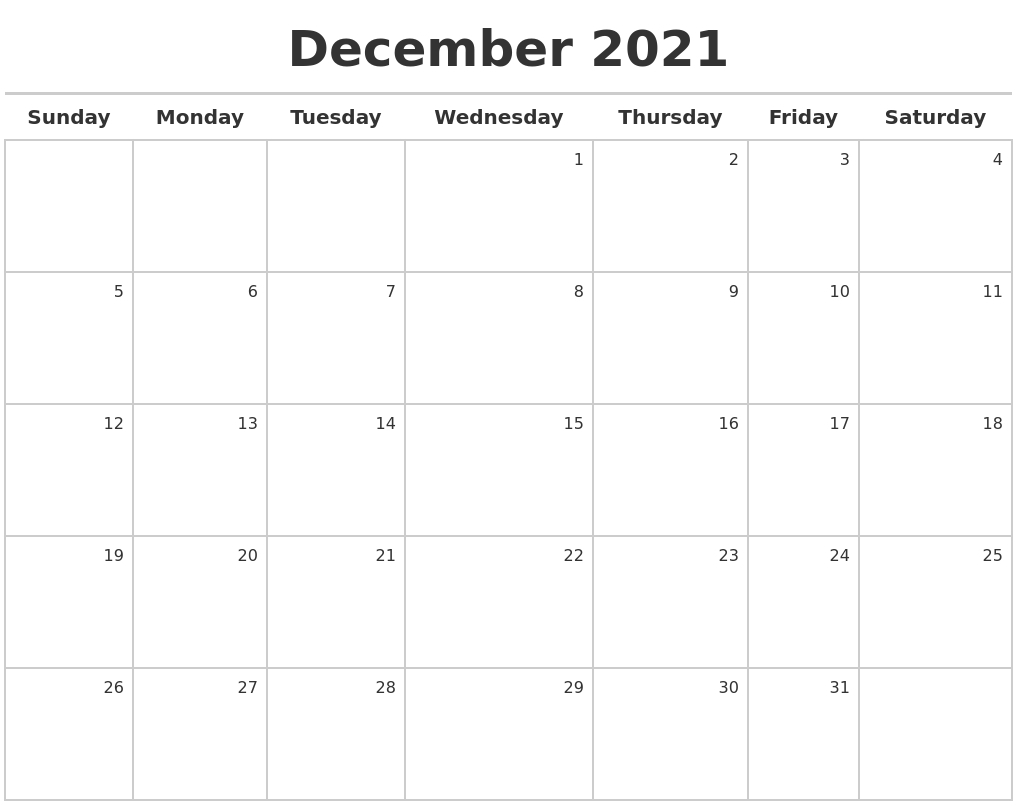 Catch Printable Calendar December 2021 8X11 | Best 8X11 Printable Monthly Calendar