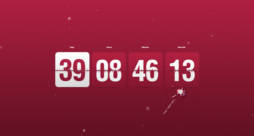 Christmas Clock &amp; Countdown Screensaver Countdown Calendar For Windows 10Desktop Countdown Calendar