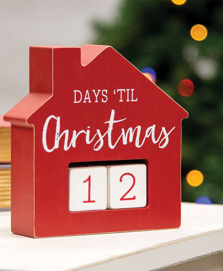 Col House Designs - Wholesale| Days Til Christmas House 7 Days To Christmas Countdown Calendar