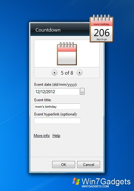 Countdown 2 Date - Windows 7 Desktop Gadget Countdown Days On My Desktop Windows 10