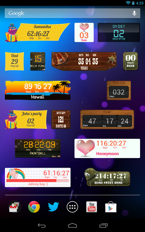 Countdown Days - App &amp; Widget Apk Free Android App How To Use A Countdown On Your Phone