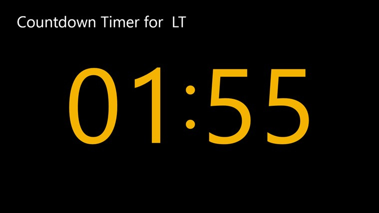 Countdown Timer For Lt For Windows 8 And 8.1 Date Event Time Countdown Windows 10 App