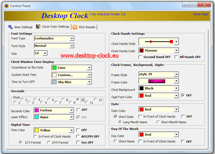 Desktop Clock Software Xp Windows Desktop Retirement Countdown Clock