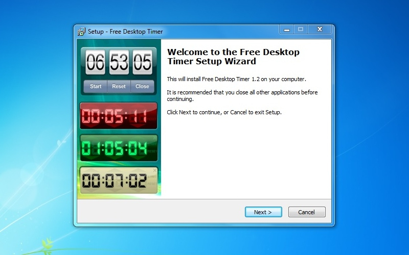 Download Free Desktop Timer 1.2 For Free Countdown To Date For Desktop