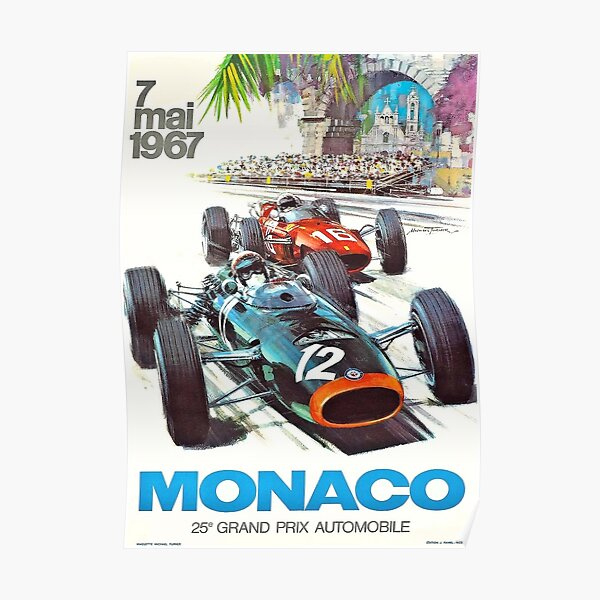 Formula 1 Monaco 2021 Poster - 13Th Historic Grand Prix Of F1 Racing Schedule 2022 Printable