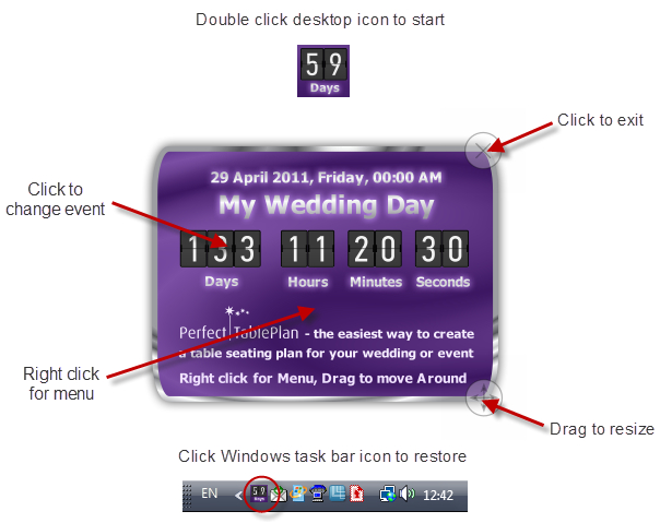 Free Windows Countdown Clock Countdown Widget Window 10