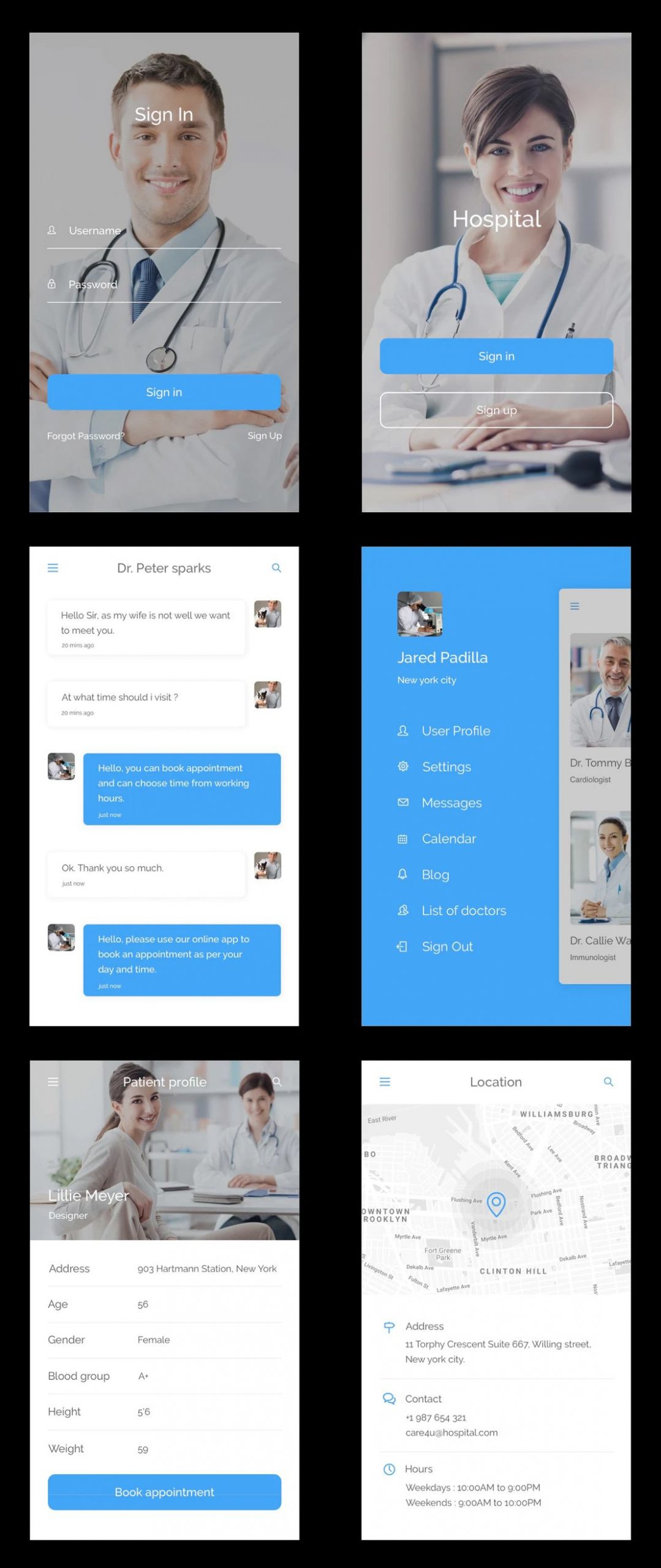 Health And Medical App Template For Adobe Xd In 2020 Template Timeline Adobe Xd