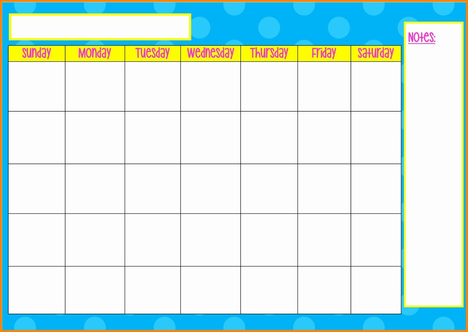 How To Monday Through Friday Calendar Word | Get Your Free Monthly Templates Starting Monday