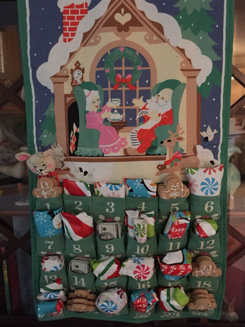 I Put This Advent Calendar Together For My Grandchildren Avon Christmas Calendar 1987