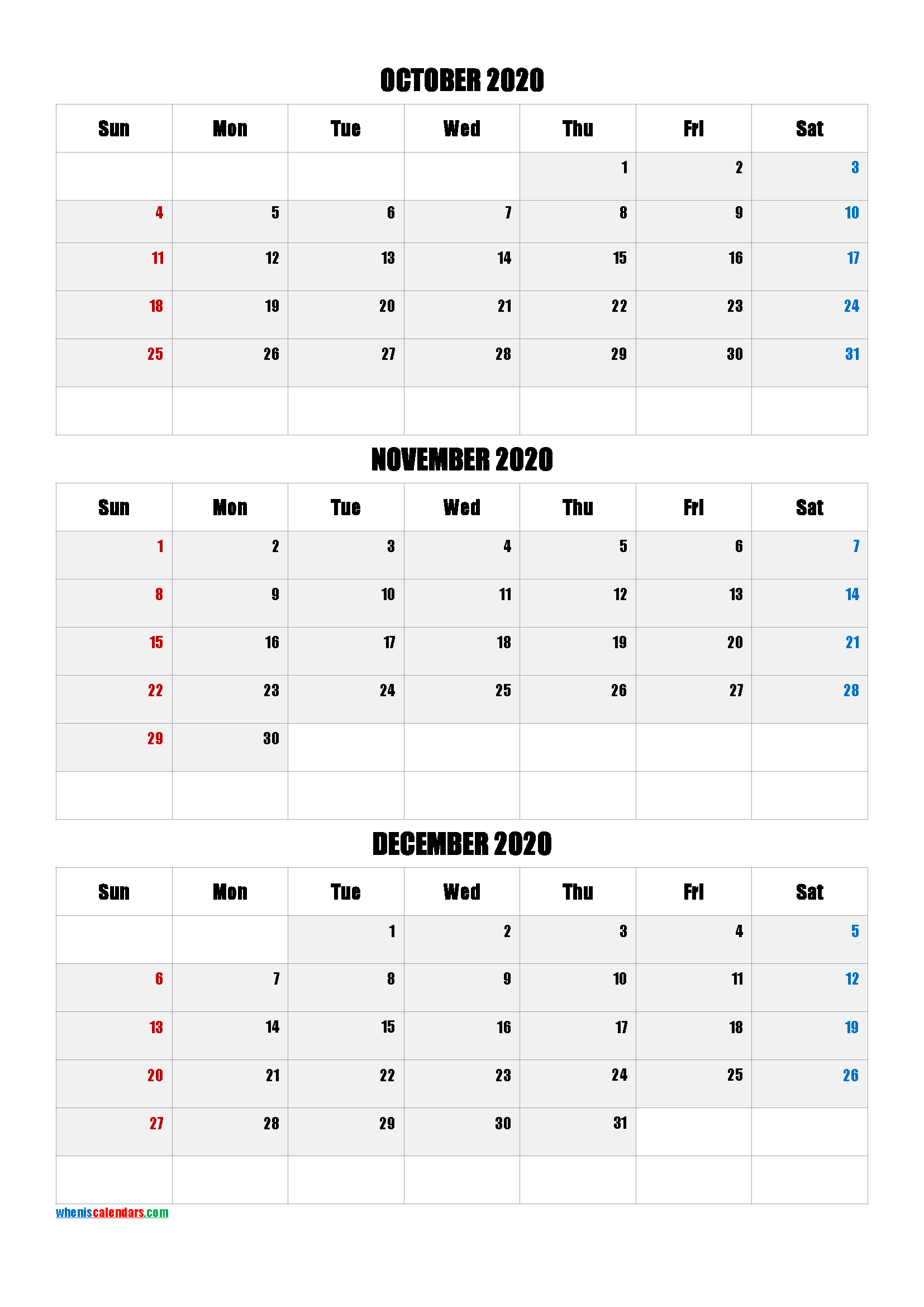 January February March 2020 Printable Calendar [Q1-Q2-Q3-Q4] Q1 Q2 Q3 Q4 カレンダー