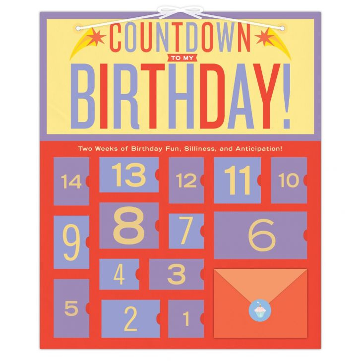 New Birthday Countdown Calendar Printable | Free Printable Countdown To Birthday Calendar Printable