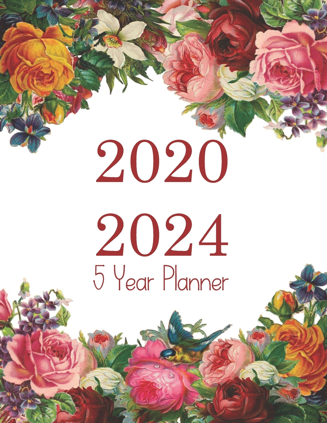 Planner And Calendar: 2020 2024 5 Year Planner: 5 Years Free 5 Year Calendar Planner
